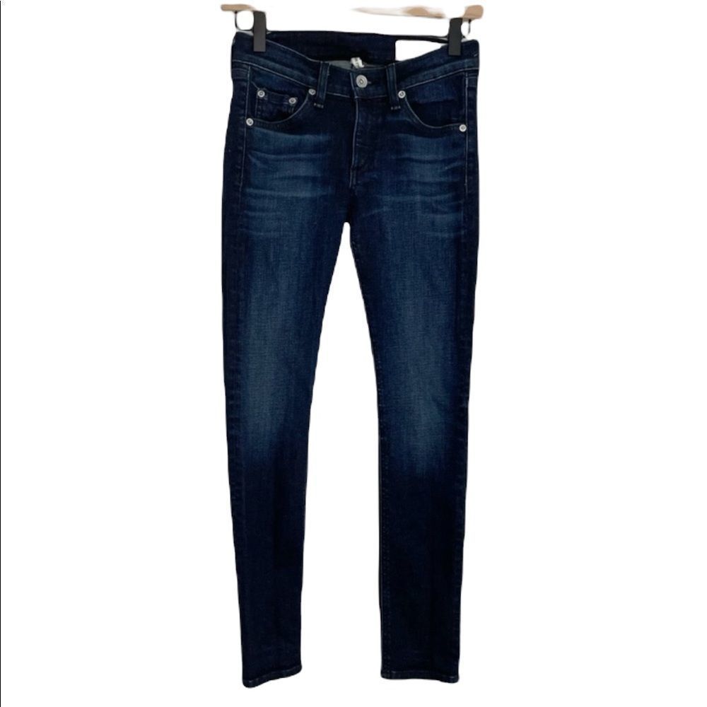 RAG & BONE Ankle Skinny Dark Wash Jeans. Size 24.